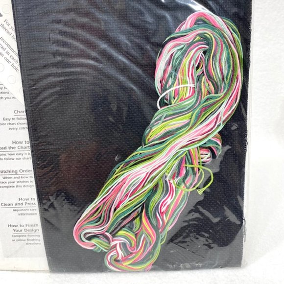 Dimensions "Roses in Crystal" Counted Cross Stitch Kit - New (1998) - Picture 6 of 6